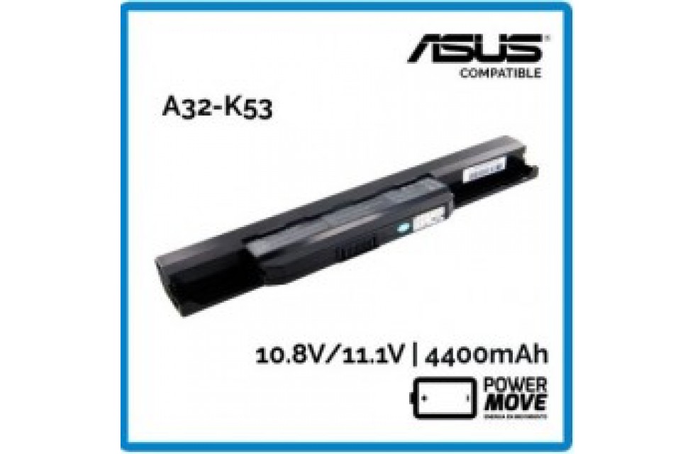 BATERIA ASUS COMPATIVEL- A32-K53 - A42-K53