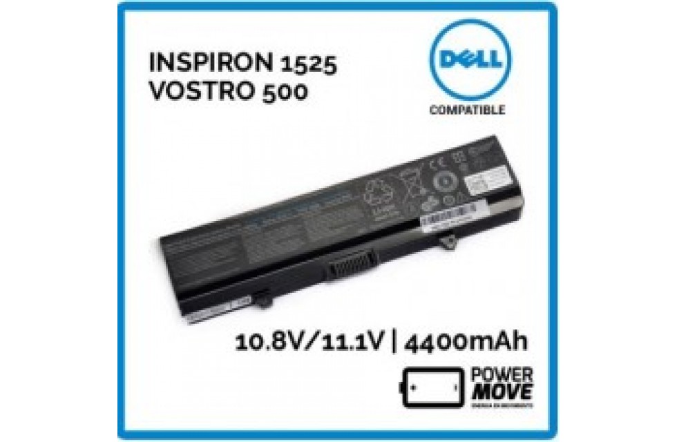 BATERIA DELL COMPATIVEL- INSPIRON 1525 - 11.1V